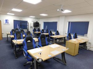image of andy swan classroom training facility for hgv drivers