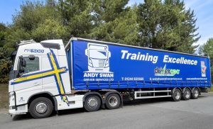 image of a hgv class 1 training vehicle