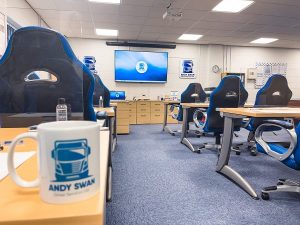 image of classroom for training at andy swan hgv training