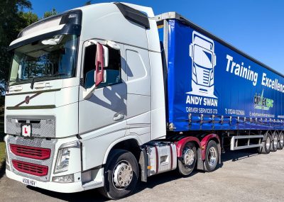 image of hgv driver assessment truck